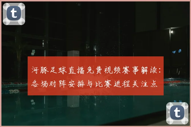 河豚足球直播免费视频赛事解读：各场对阵安排与比赛进程关注点